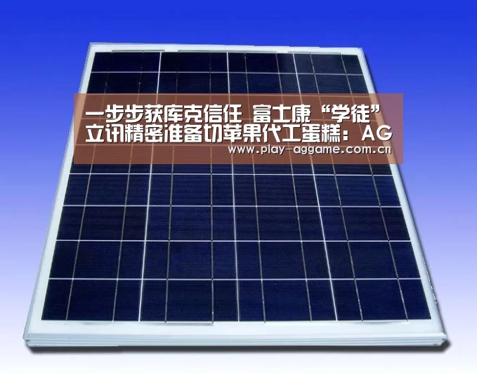 一步步获库克信任 富士康“学徒”立讯精密准备切苹果代工蛋糕:AG真人平台(图2) AG真人